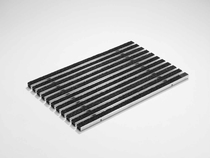 MBI | ACO Alu rooster met tapijtstroken 100x50