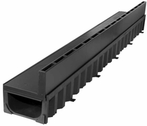 MBI | ACO Hexaline Slotline sleufgoot kunstof zwart 1 meter