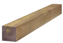 Douglas paal | 120 x 120 mm | Geïmpregneerd | Sc. 400cm
