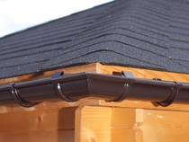 S-Lon | PVC Dakgoot Vijfhoekig dak GD16 | Bruin | 12.25 m