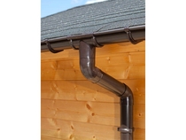 S-Lon | PVC Dakgoot Achthoekig dak GD16 | Bruin | 14-19.25 m
