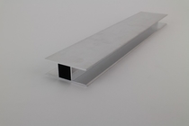 H-profiel voor 16 mm plaat, koker 20x20 met dubbele flens