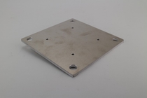 Plaat 160x160x5mm incl. gaten