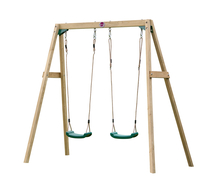 Plum | Houten dubbele schommel