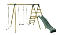 Plum Giant Baboon | Houten schommelset
