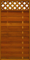 Felix Clercx | Elegant tuinscherm 180x90cm | Met raster