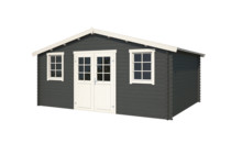 Nubuiten | Blokhut Udo 300 | Carbon Grey | 500x320 cm