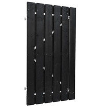 Plankendeur | Zwart geïmpregneerd | Verstelbaar frame