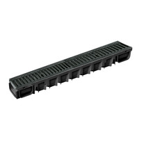 Gardenlux | Top Drain Lijnafwatering | Zwart kunststof
