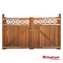 Elephant | Belmonte poort met trellis dubbel | 300x180 cm