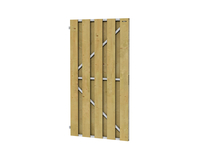 Jumbo Deurframe met planken Verticaal | 180 x 100