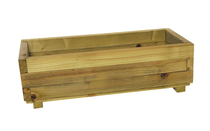 Vuren bloembak | Rechthoek 25x82x34 cm