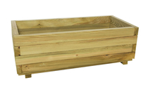 Vuren bloembak | Rechthoek 32 x 92 x 42 cm
