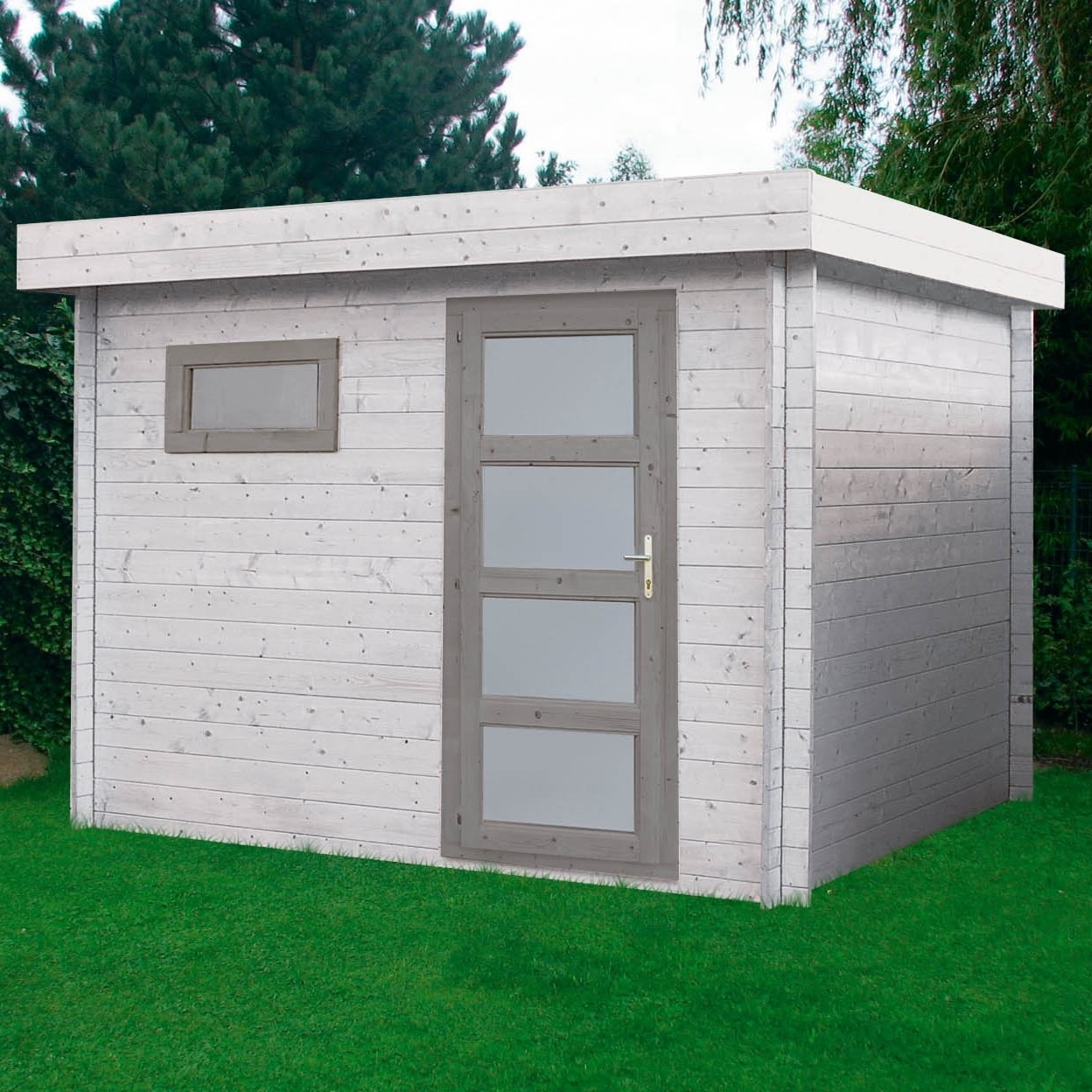 Grandcasa Cosmos Blokhut 300 X 200 C 1 Dubbele Blinde Deur grandcasa kopen in de aanbieding