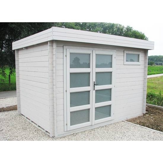 Grandcasa Cosmos Blokhut 335 X 200 B 1 Dubbele Blinde Deur 1 Uitzetraam grandcasa kopen in de aanbieding