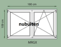 GrandCasa Exclusive | MRGX Vleugelraam 180 x 109