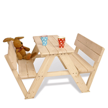 Kinderpicknicktafel | Nicki met leuning