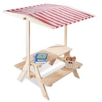 Kinderpicknicktafel | Nicki met dakje