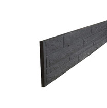 Betonrotsmotief onderplaat | Enkelzijdig Rotsmotief | Ongecoat | Antraciet