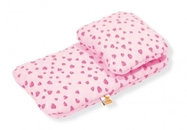 Poppenwagen bedding | Rosa