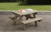 Talen | Kinderpicknicktafel Marc | 90 x 90 cm | 35 mm dik