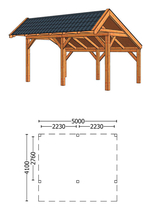 Trendhout | Kapschuur De Stee L 5000 | Combinatie 1