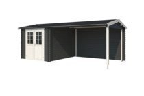 Nubuiten | Buitenverblijf Ivana 275 Plus | Carbon Grey | 590x295 cm