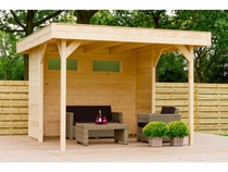 Woodvision | Veranda Grasshopper 300 met wanden