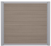 SeriAL | Aluminium Scherm Zilver- Multigrey Light | 180 x 180