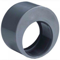 Gardenlux | Top Drain Verloop 75 mm | Zwart kunststof