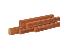 Hardhouten azobe regel | geschaafd | 45x95 | 350cm