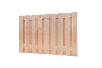 Carpgarant | Scherm Douglas geschaafd | 19-planks | 130 x 180 cm