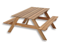 Elephant | Picknicktafel hardhout met opklapbare banken