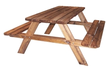 Elephant | Picknicktafel grenen met opklapbare banken