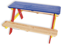 Elephant | Kinderpicknicktafel bont geverfd