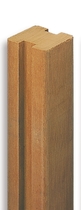 Tussenpaal | Bangkirai | Rabat Systeem | 275 cm