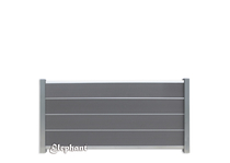 Elephant | Tuinscherm Modular | 180x97 cm | Rock Grey/Aluminium