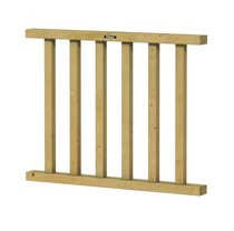 Hillhout | Countryhek 101 cm | Onbehandeld