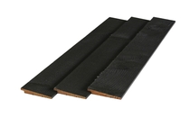 Zweeds rabat Douglas 145mm Zwart 300cm