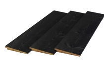Zweeds Rabat Douglas | 195mm | 2 x Zwart gespoten | 300cm | A-kwaliteit