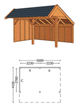 Trendhout | Kapschuur De Stee L 5000 | Combinatie 2