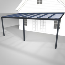 Deponti | Aluminium Terrasoverkapping Pigato 706x400 | Antraciet