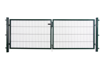 CarpGarant | Tuinpoort compleet dubbel | Groen 100 x 300 cm