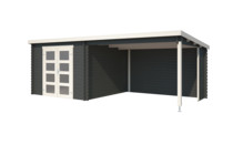 Nubuiten | Buitenverblijf Novia 275 Plus | Carbon Grey | 620x295 cm