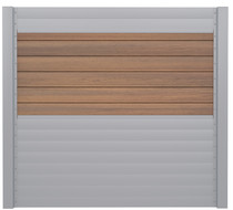 IdeAL | Scherm Zilver- Symmetry Warm Sienna | 180x180 | 6 planks