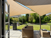 Nesling | Coolfit Schaduwdoek Driehoek 90° | 500 Zand
