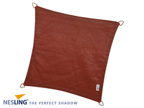 Nesling | Coolfit Schaduwdoek Vierkant | 360 Terracotta