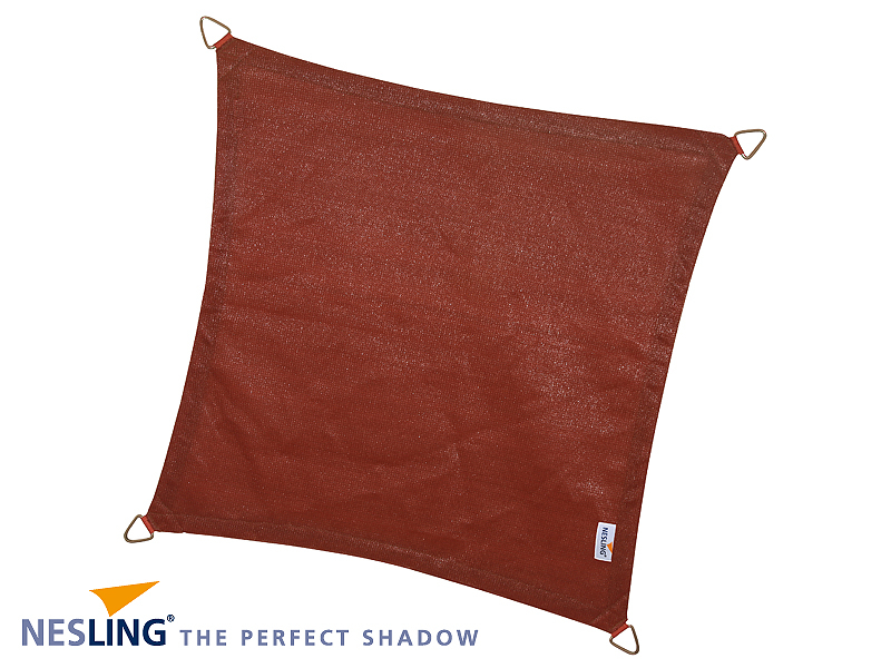 Nesling Coolfit Schaduwdoek Vierkant 360 Terracotta nesling kopen in de aanbieding Nesling Coolfit Schaduwdoek Vierkant 360 Terracotta nesling kopen in de aanbieding