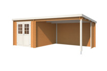 Nubuiten | Buitenverblijf Inger 275 Plus | Dark Oak | 590x295 cm