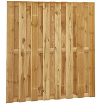 Plankenscherm grenen | 15-planks | 15mm
